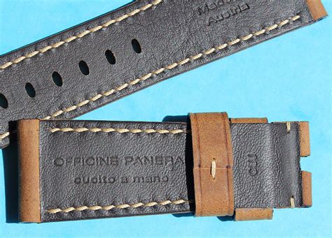 panerai vintage brown strap|genuine Panerai straps.